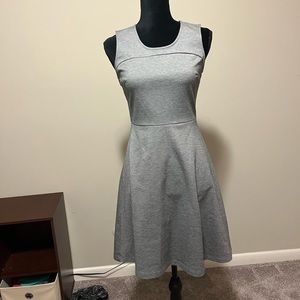 Merona Grey Ponte Sleeveless Skater Dress XS extra Small